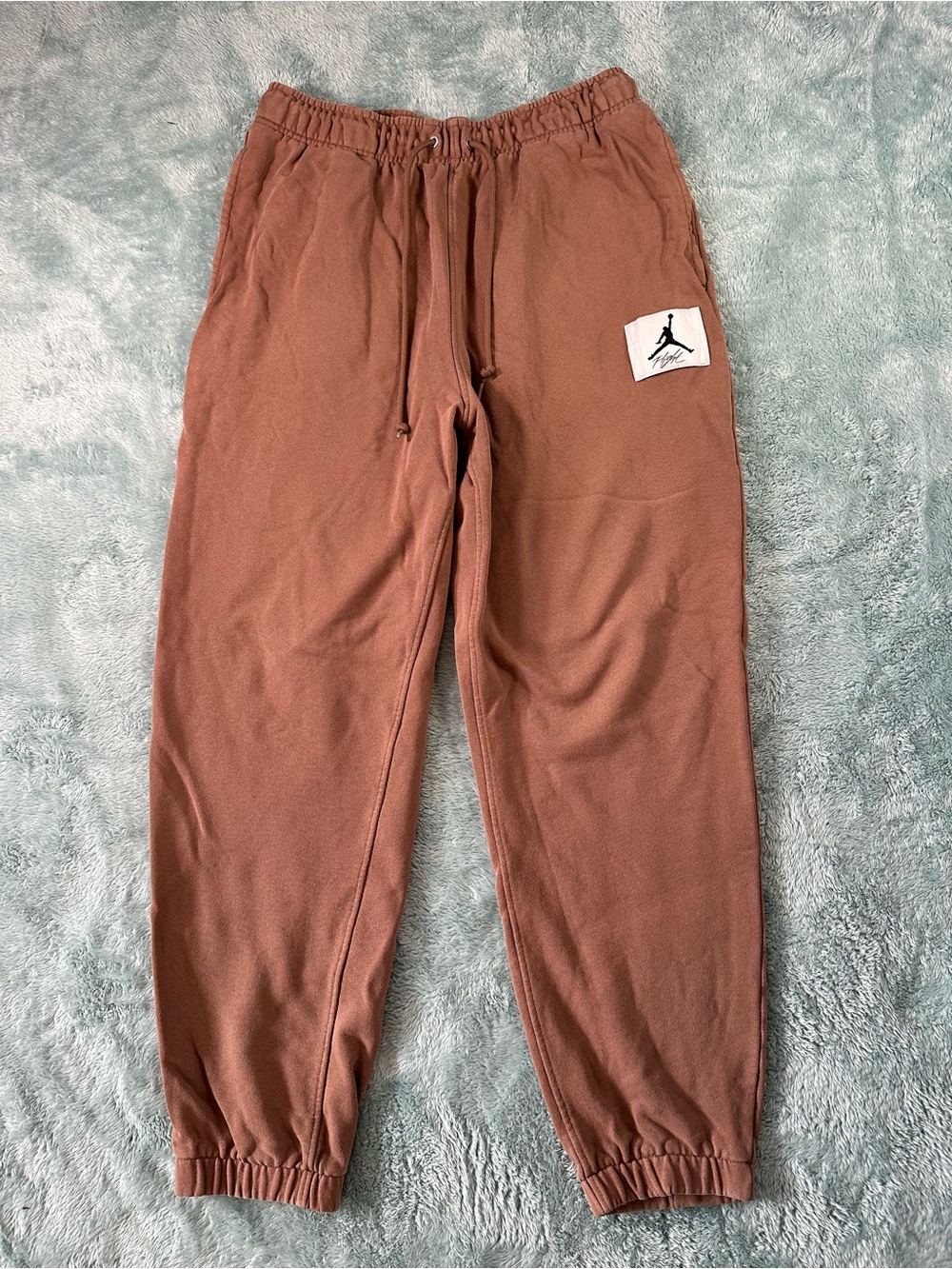 Mens Brown Jordan Logo Jogger Sweatpants